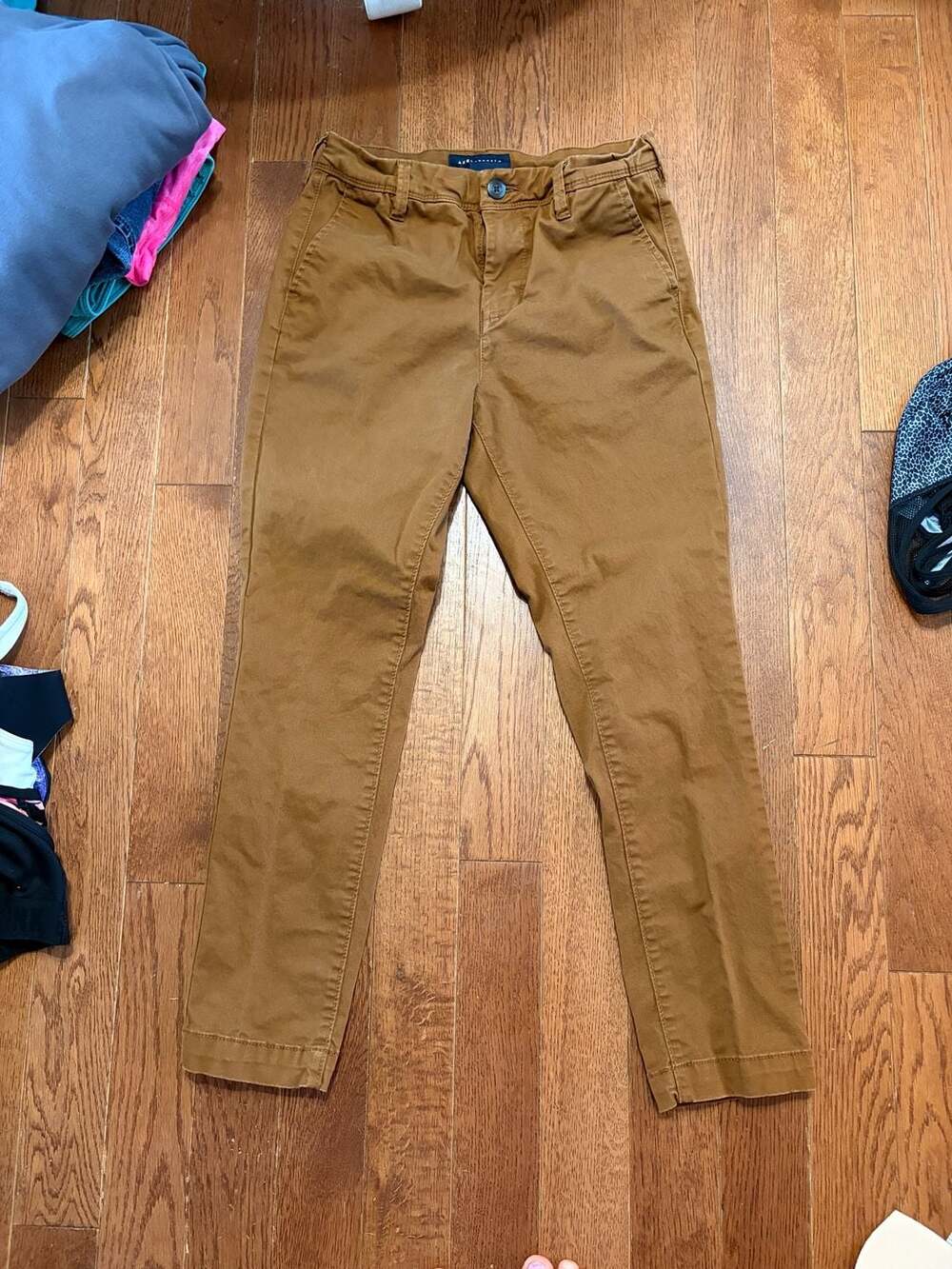 Aeropostale Brown Skinny Chino Pants 27/28